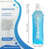 StarunXnc Portable Sports Water Bottle with Dust Cover Silicone Bite
