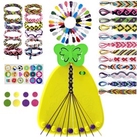 AmzFwing Friendship Bracelet Making kit Toys, Arts and Crafts for Kids, for Girls and Boys Ages 6 7 8 9 10 11 12 Year Old Kids DIY Bracelet Making Kit.