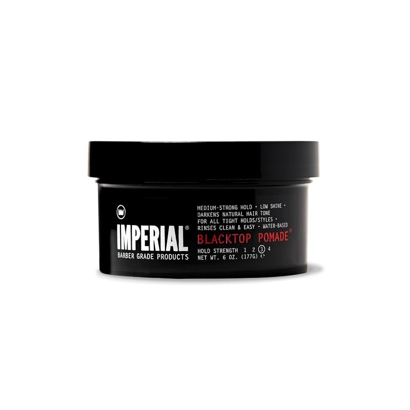 Pomada Imperial Barber Grade Products Blacktop, 6 onzas