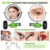 VORREMIRR Wall Mounted Makeup Mirror: 1x/15x Magnifying Mirror with 8.5"