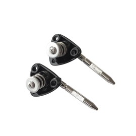 UINIEBOOM Sun Visor Mounting Brackets, BRKT9302-BLK Left & Right Pair Mounting Brackets Compatible with Chevy Camaro Firebird 1993-2002