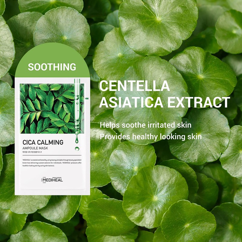 Mediheal Cica Calming Ampoule Mask 25ml - 1 BOX /