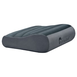 FLEXTAILGEAR Air Pillow, Camping Pillow, Portable, Portable Pillow, Outdoor, Travel Pillow, Lightweight, Easy to Store, Camping Pillow, Air Pillow, Waist Pillow, For Companies, Compact, Sleeping in Car, Office, Airplane (Gray)