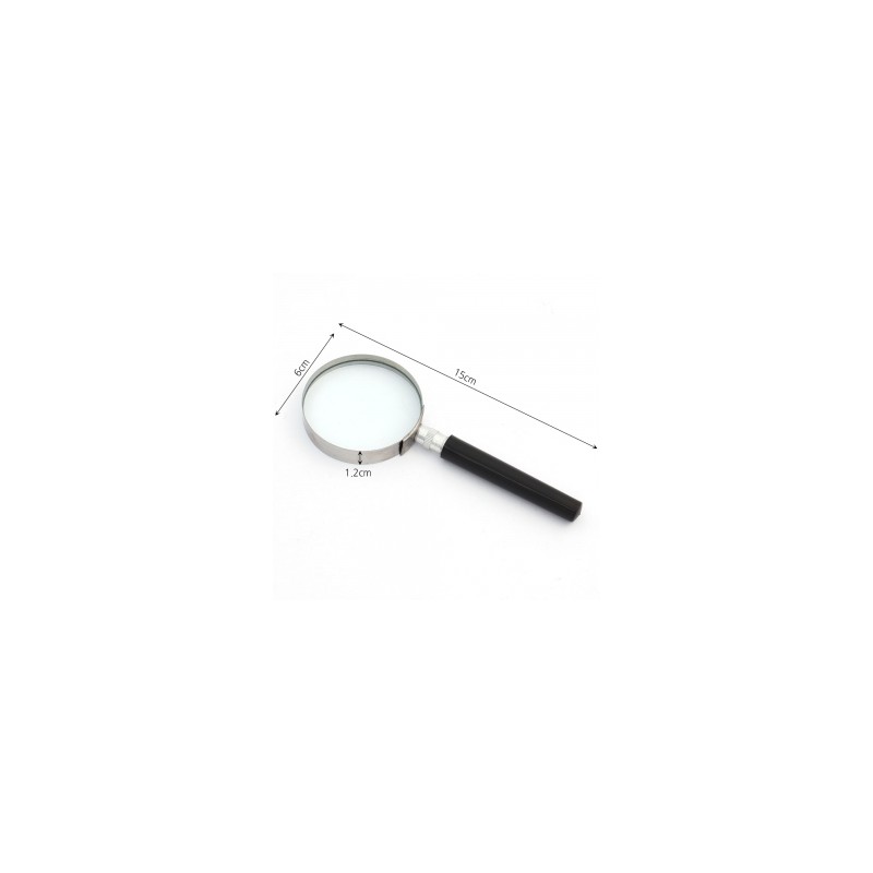 60mm small/medium handle magnifier (4x magnification)