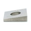 Beveled Square Washers in 304 Stainless Steels - 1/4" -