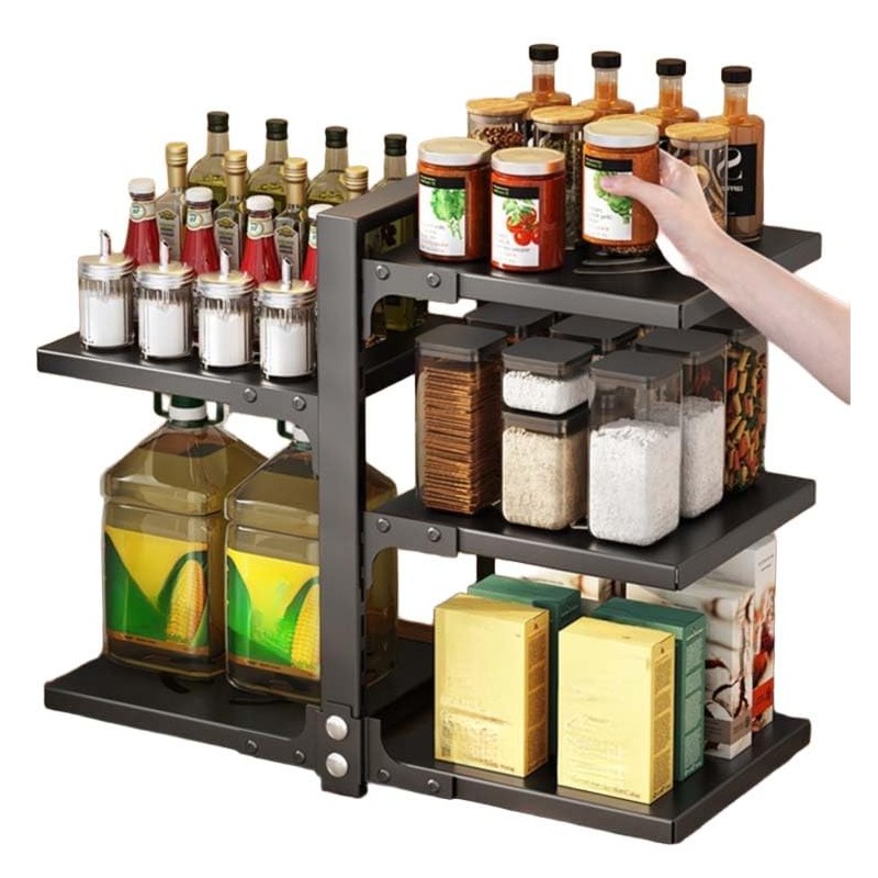 Mnftive adjustable Pot and Pan Organizer for Cabinets - Heavy