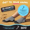 BPS Smart Neoprene Socks (Grey V2, X-Large)