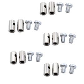 TAKPART 10 x 6 mm Throttle Cable Nipple Screw Nipple for Motorcycle Scooter Moped