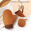 NICECONE 2 Pack Self Tanning Mitt Applicator,Soft Flocking Exterior for