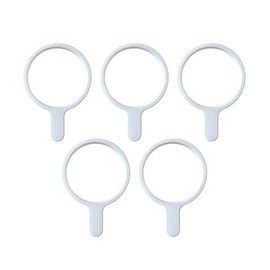 HEIAN SHINDO CRW-33 Curtain Ring for Tension Rod, Inner Diameter 1.3 inches (3.3 cm), Matte White