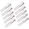 10 Pack Double Prong Pin Curl Clips, Duck Billed Hair