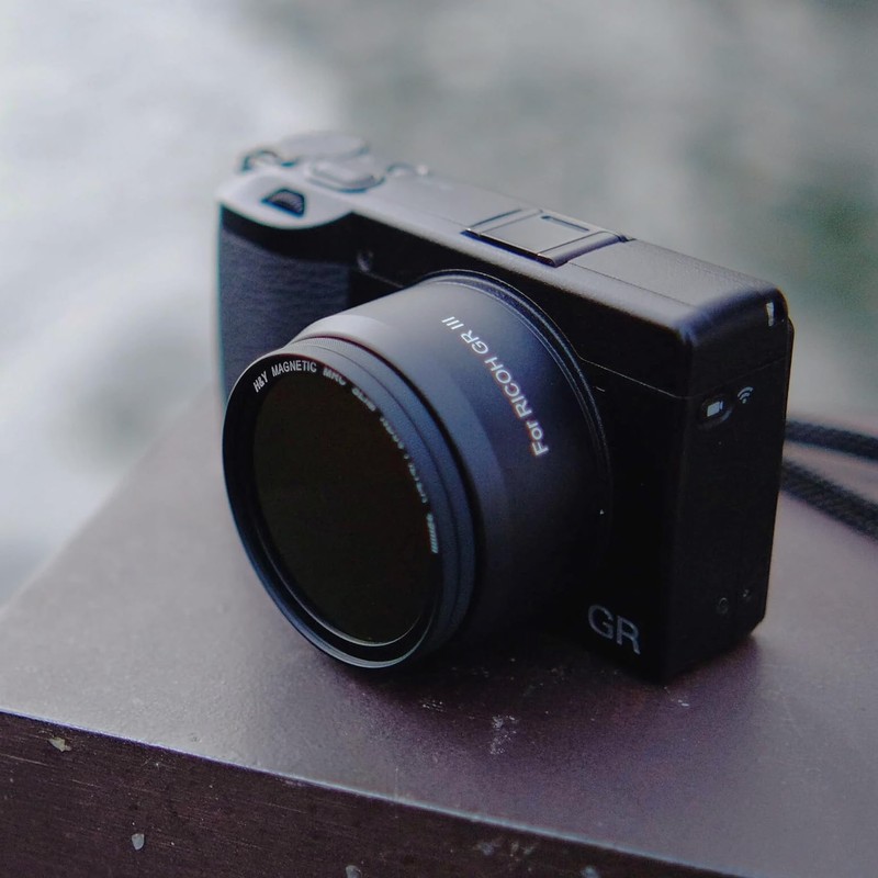 H&Y ARGR3 Magnetic Filter Adapter Ring 49mm for RICOH GR