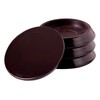Scotch Adhesive Felt Pad Cups SP668-NA, Chair Leg Protectors for