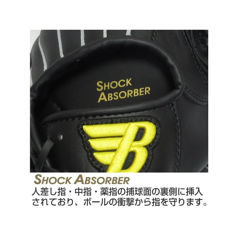 BRETT 12" Soft Baseball Gloves for Middle School, High School,