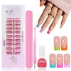 Virellay Square Press On Nails Nail Tips Pastel Colours -
