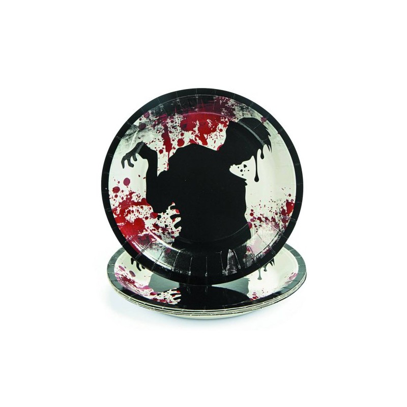 Zombie Bash Dessert Paper Plates 8 Count