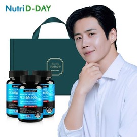 Nutri D-Day 메가렉스 마그네슘400 90정 3개입 선물세트 MegaRex Magnesium 400 90 Tablets 3-Pack Gift Set