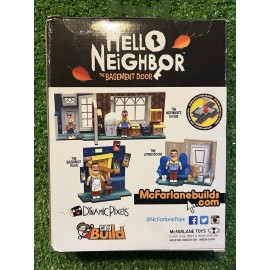 McFarlane Toys New McFarlane Hello Neighbor Basement Door Construction Set 89 Pieces Sealed
