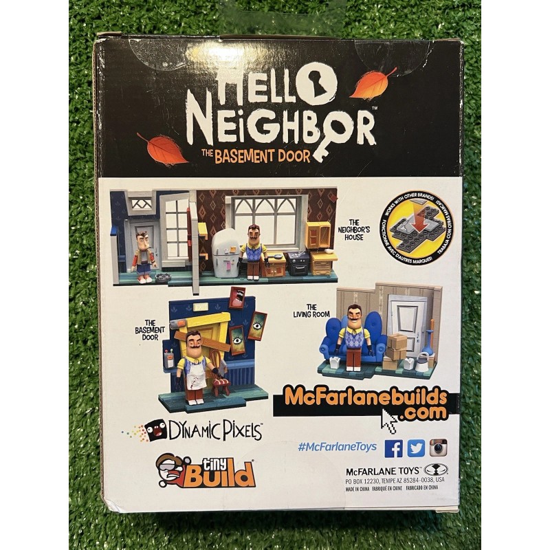 McFarlane Toys New McFarlane Hello Neighbor Basement Door Construction Set