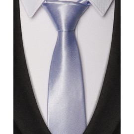 Beaface Men Ties Solid Color Neck Tie for Men Wedding Business Formal Neckties (Light Purple)
