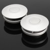 Universal Push Button Billet Hood Pins Lock Clip Kit Aluminum