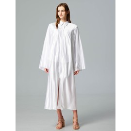 Unisex Shiny Graduation Gown Choir Robe for Church for Baptism Confirmation Choir Officiant or School