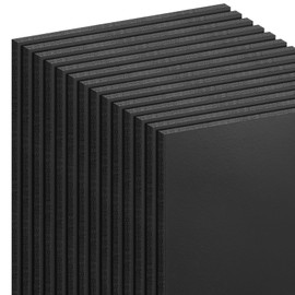 Tenceur 20 Pcs Large Foam Boards Bulk Foam Core Backing Board 3/16 Inch Thickness Foam Core Board Foam Poster Boards for Presentations, School, Office, Art Projects(Black,20 x 30 x 3/16 Inches)