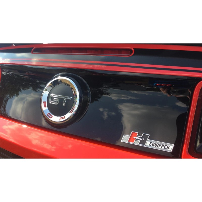 Hurst Chrome Plated ABS Plastic Red x Black Hurst Equipped