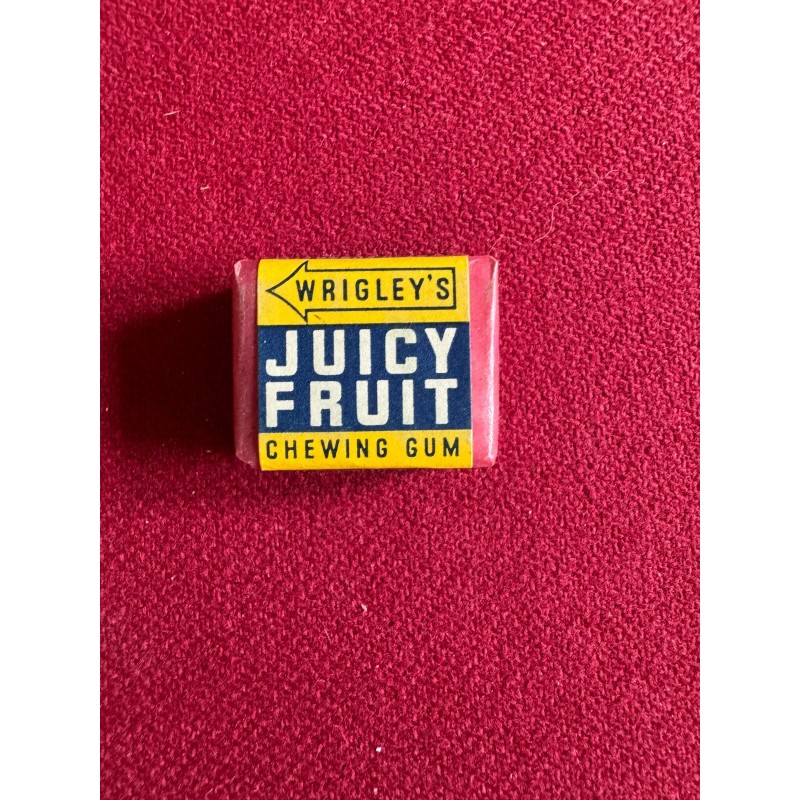 1950, Wrigley's JUICY FRUIT , "Un-Opened" Pellet Gum Pack (Scarce