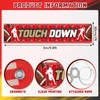 AKAIXI Large 9.8×2 ft Red Yellow and Black Touchdown Banner