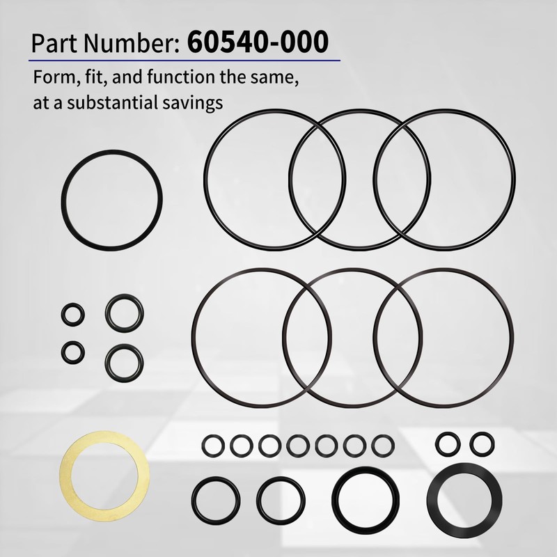 Vanshly,60540-000 Hydraulic Motor Seal Kit for Char-Lynn 60540 / Eaton