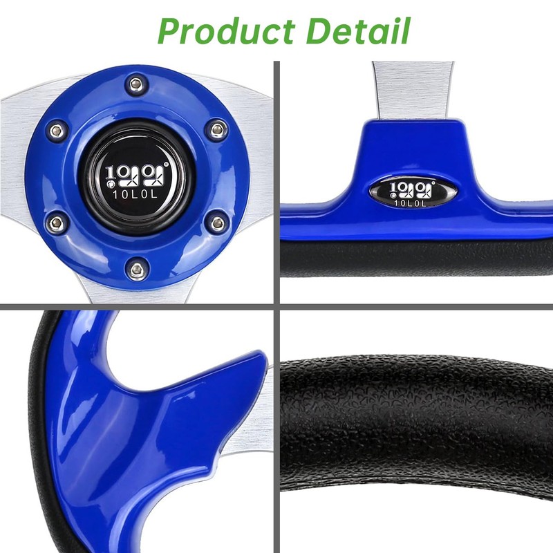 10L0L Golf Cart Steering Wheel, Universal Design Fit for Yamaha,