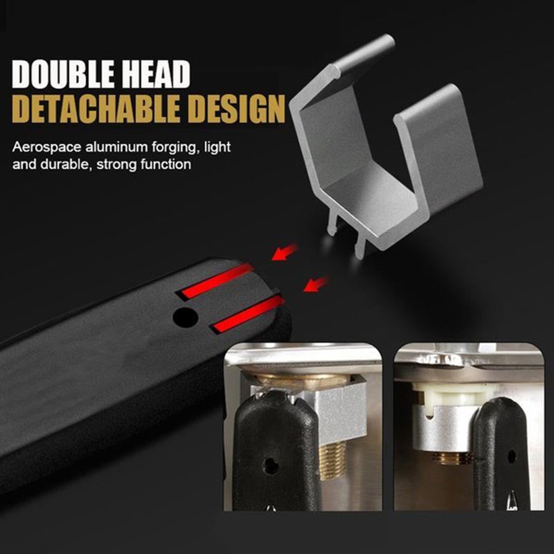 Universal Adjustable Double Ended Wrench Multifunctional Bathroom Wrench Repair Disassembly
