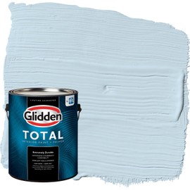 Glidden Total Interior Wall Paint & Primer All-in-One, Blue Pearl/Blue, Semi-Gloss, 1 Gallon