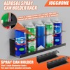 JUGGHOME 2 Pack Spray Can Holder,Wall Mount Spray Bottle Holder,Heavy-Duty