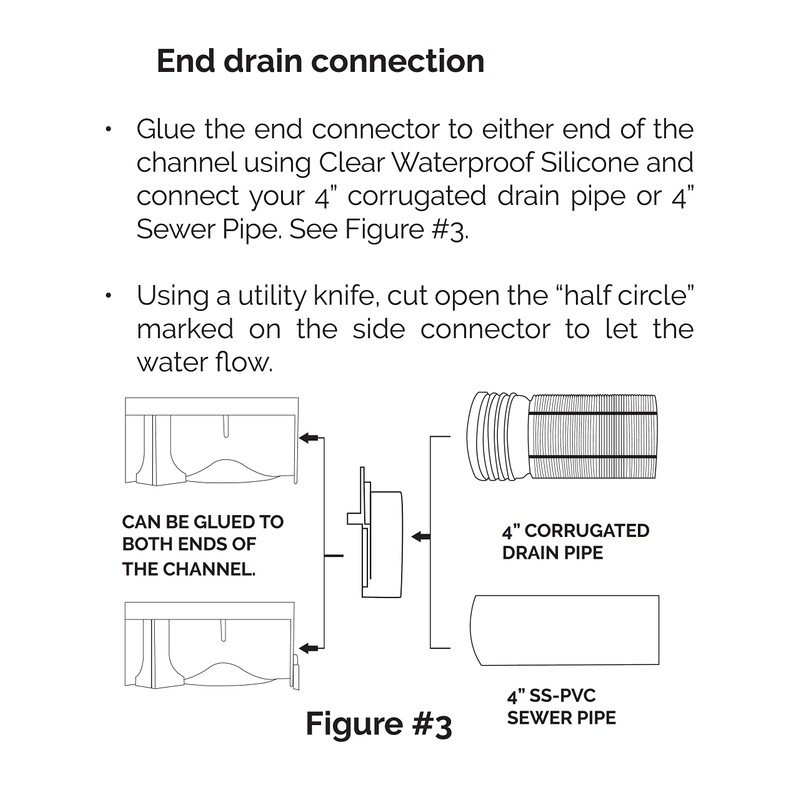 Gray Plastic Plastic End Outlet Connector for URA WATER Model