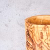 Utensil Holder Olive Wood Approx. Height 16 cm Cutlery Holder