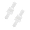 Kyuionty 2Pcs Check Valve 3/8" Plastic Barb Hose One Way