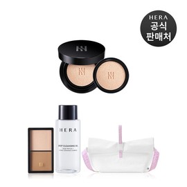 Hera [Department Store] HERA [Exclusive] Black Cushion Foundation Duo SPF34/PA++ (Main Product 15g + Refill 15g) - 21N1 / [백화점] 헤라[단독] 블랙 쿠션 파운데이션 듀오 SPF34/PA++ (본품15g+리필15g) - 21N1