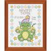Herrschners Baby Sleepy Dragons Birth Record Counted Cross-Stitch Kit