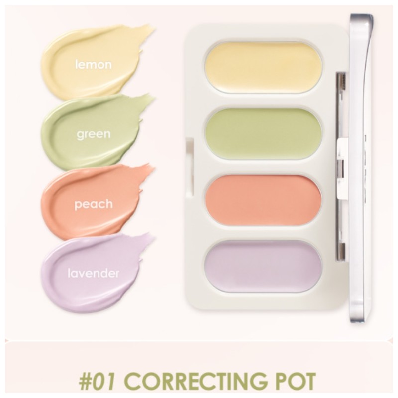 LAKA Skin 4 Corrector 4.8g, Shade:01 Correcting Pot