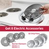 COZZIVITA GE Drip Pans and Stove Burner Element Unit Set,