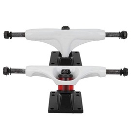 Alomejor 1 Pair Skateboard Truck 4-8 Inch Long Board Independent Trucks for Mountain Skateboard Accessories White