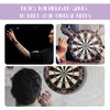 Bansusu 30Pcs Dart flights and Stems Sets Durable Metal Dart