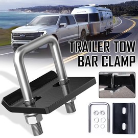 AIMALL Anti-Rattle Stabilizer Hitch Tightener Bracket, Tongue Tow Bar Trailer Caravan, Compatible with Hitch Classes I, II, III, IV, 2” and 1.25” Models, Heavy Duty