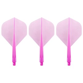 Condor Zero Stress Flight System - Standard Clear Pink - Dart Flights Short