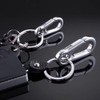 Keychain Clip Key Ring, Metal Carabiner Clips Keyring Keychains Chain
