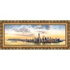 Poster Palooza 10x4 Traditional Gold Complete Wood Picture Frame with