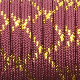 1pcs New Gold Silver Cord 550 Paracord Parachute Cord Lanyard Mil Spec Type III 7 Strand Core 100 FT (PFJ-16)