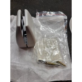 Pair of 2 Desktop Panel Brackets for Divider Seperator Privacy Health Barrier